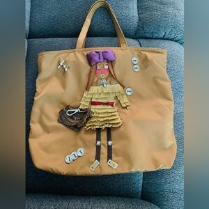 PRADA limited edition, nylon robot tote bag!